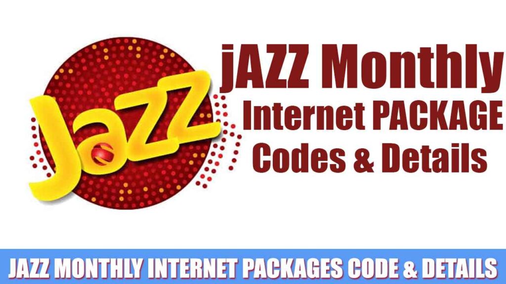 Jazz Monthly Internet Packages Codes