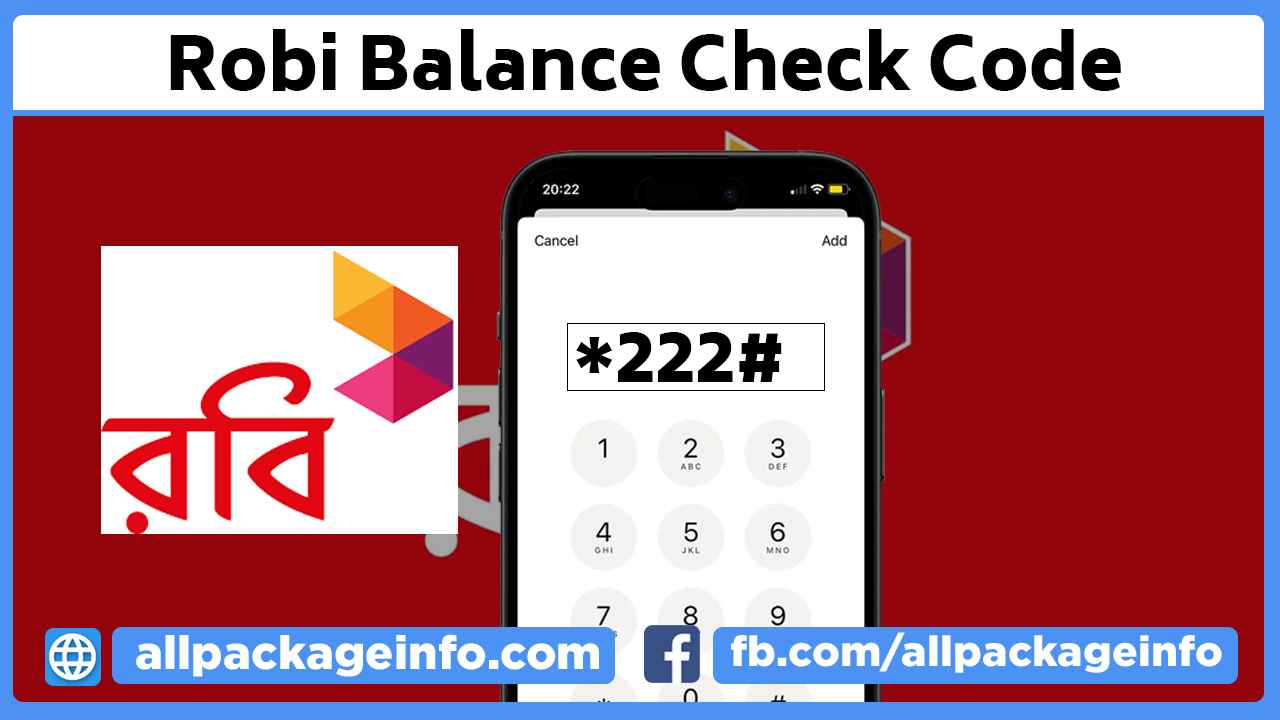 Robi Balance Check Code