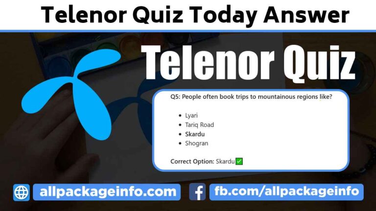 Telenor Quiz Today
