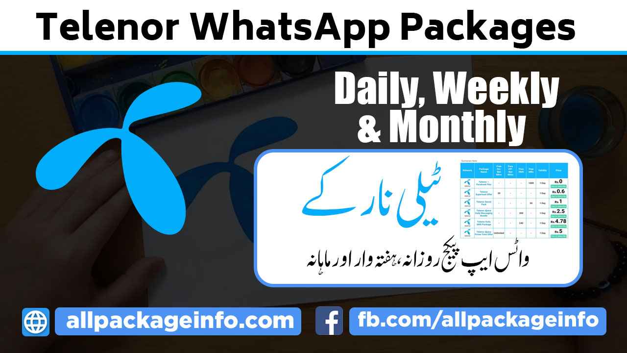 Telenor WhatsApp Packages