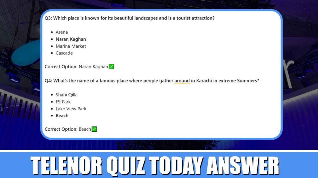 my telenor answer today